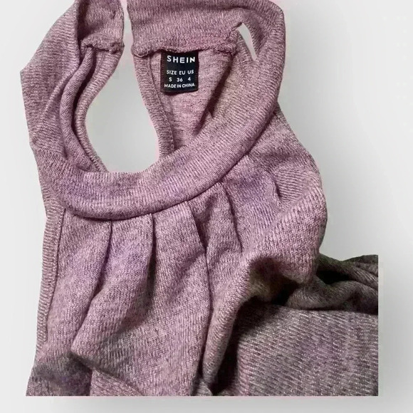 Purple  Halter-Style Tank Top - Picture 3 of 5